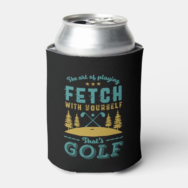 Funny Golf Player Quote Golfers Love Golfing Sport Can Cooler (Can Front)