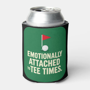 Funny Golf Quote Can Cooler on Golf Course Green 