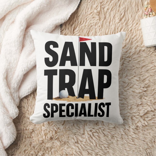 Funny Golf Quote for Golf Addicts  Cushion (Blanket)
