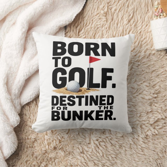 Funny Golf Quote for Golf Addicts  Cushion (Blanket)