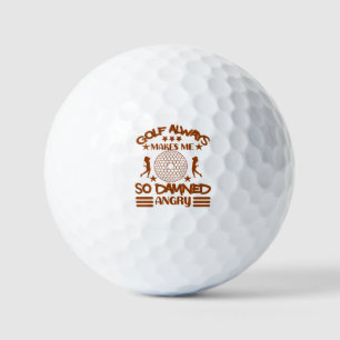 Funny golf quotes, love golf golf balls