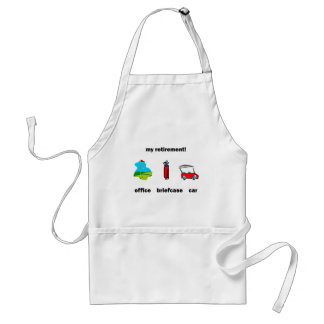 Funny golf retirement standard apron