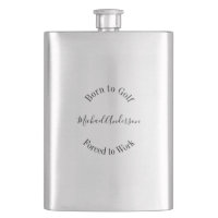 Funny Golf Saying Black White Simple Minimalist