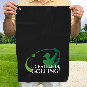 Funny Golf Saying Golfing Modern Golfer Sports Pro Golf Towel