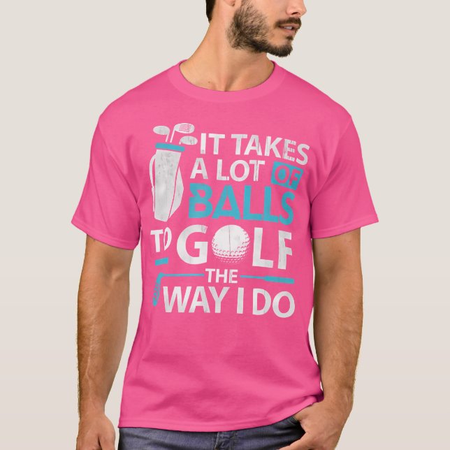 Funny Golf Shirt Golf Player Tees Golfer For Men W (Front)