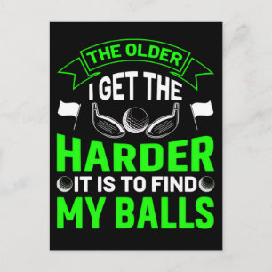 Funny Golf Shirt - Tee Off in Style and Humour 202 Postcard