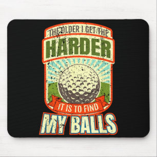 Funny Golf Shirts For Men, Funny Golfer S  Mouse Pad