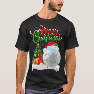 Funny Golf Sports Lover Xmas Lighting Golf Christm T-Shirt