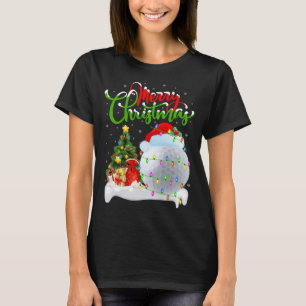 Funny Golf Sports Lover Xmas Lighting Golf Christm T-Shirt