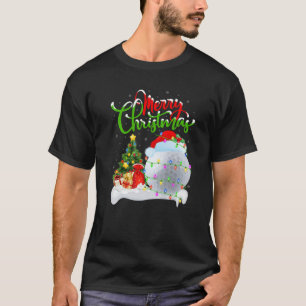 Funny Golf Sports Lover Xmas Lighting Golf Christm T-Shirt