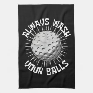 Funny-golf Tea Towel
