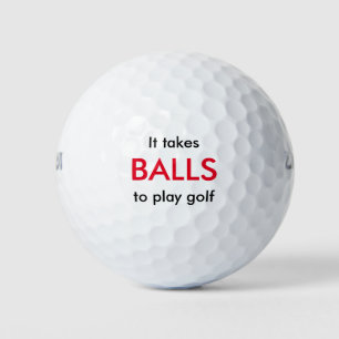 Funny Golf Theme Gift Balls