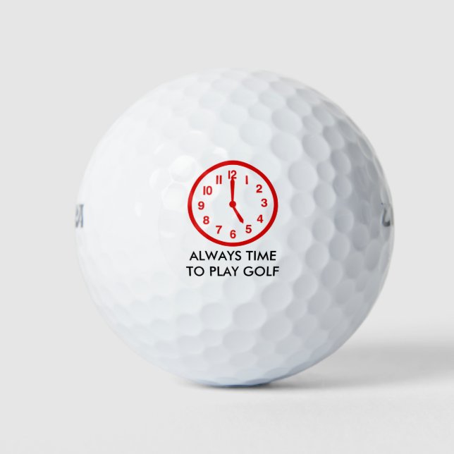 Funny Golf Time Balls (Front)