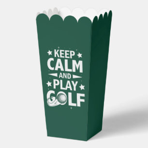 Funny Golf word art party Favour Box