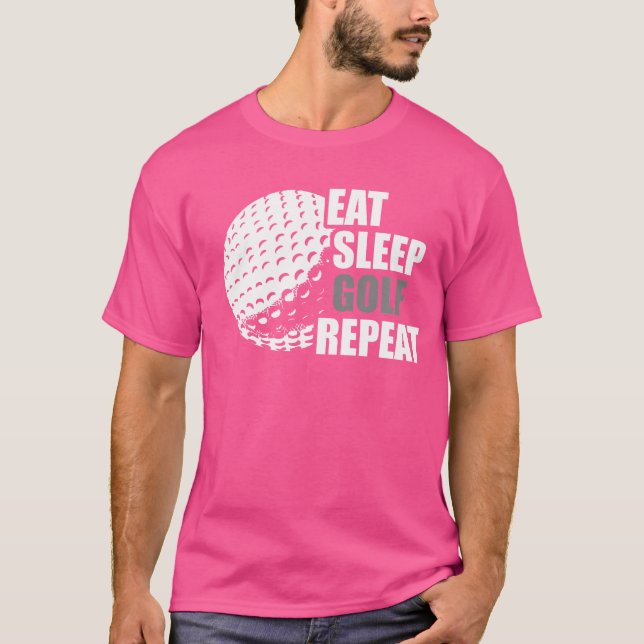 Funny Golfer Golf T-Shirt (Front)