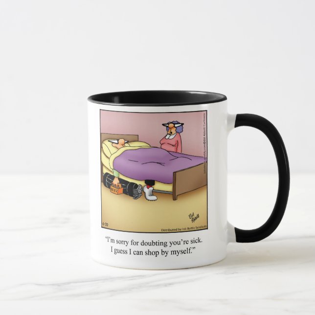 Funny Golfer Humour Coffee Mug (Right)