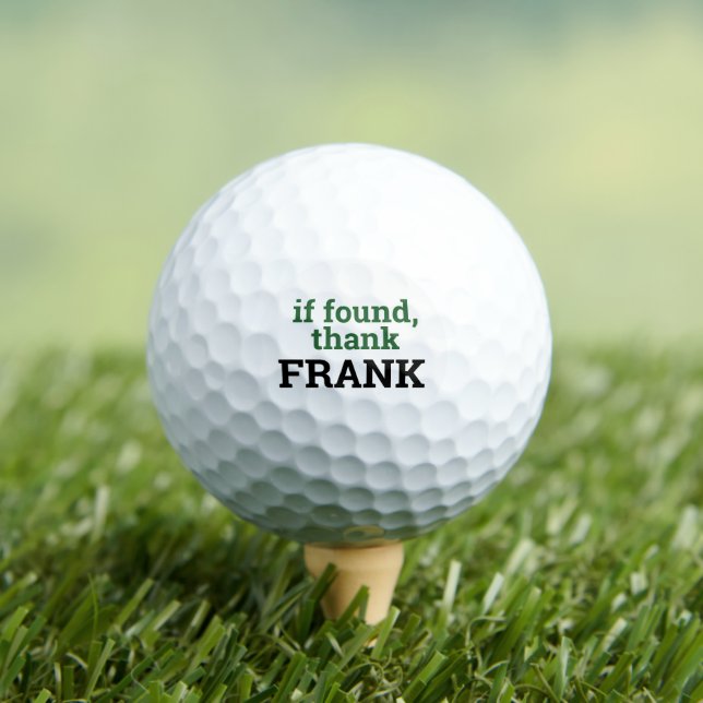 Funny Golfer Lost Ball golf balls (Insitu Tee)