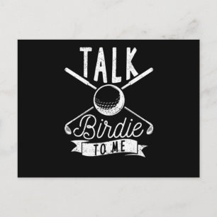 Funny golfer pun golfer humor talk postcard