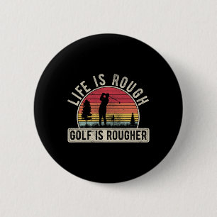 Funny Golfing 6 Cm Round Badge