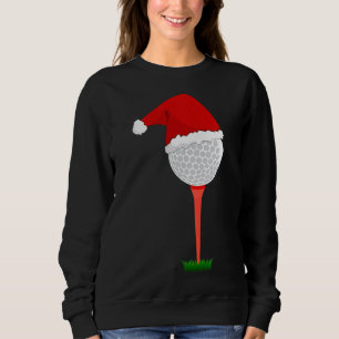 Funny Golfing Christmas Holiday Golf Ball Sweatshirt