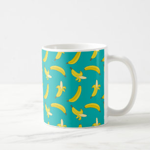Funny Gone Bananas illustrated pattern Coffee Mug