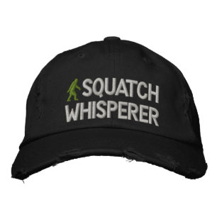 Funny Gone Squatchin Squatch whisperer Embroidered Hat