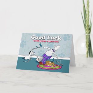 Funny good luck with your recovery card