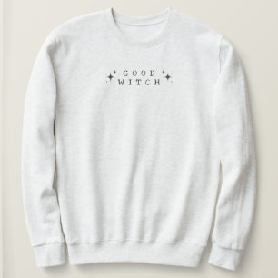 Funny Good Witch Modern Halloween Sweatshirt