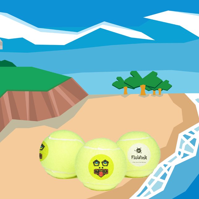 Funny Goofy Face Tennis Balls (Creator Uploaded)