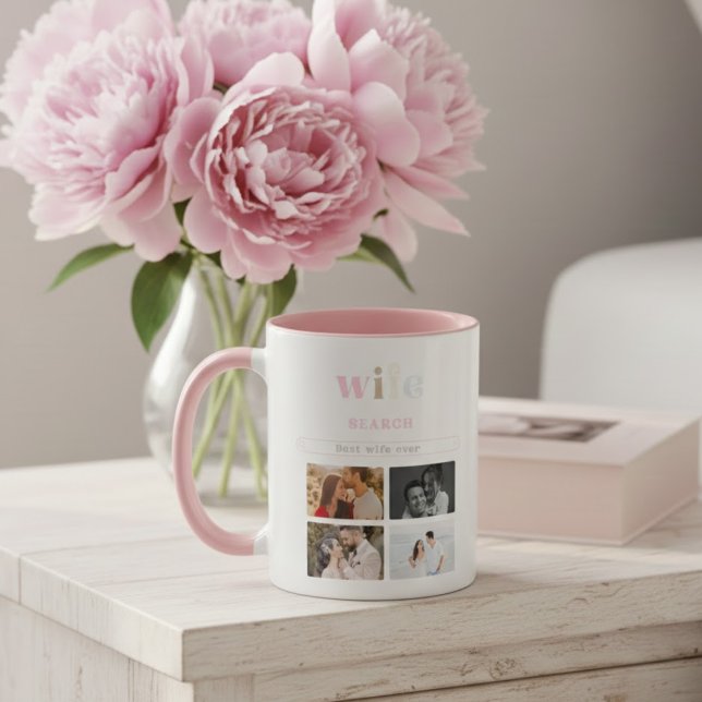 Funny Google Search Best Wife Ever Photo Mug (Creator Uploaded)