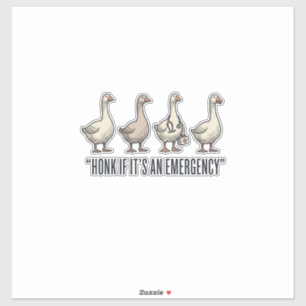 Funny Goose Emergency Honk Vintage Shirt Design_1