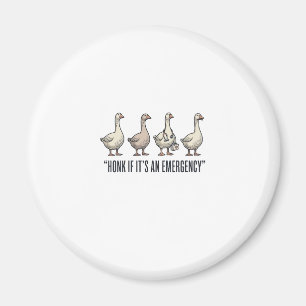 Funny Goose Emergency Honk Vintage Shirt Design_1 Magnet