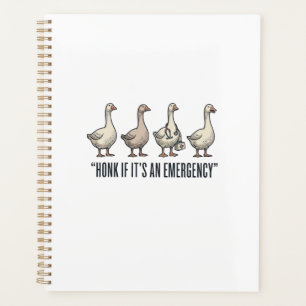 Funny Goose Emergency Honk Vintage Shirt Design_1 Planner