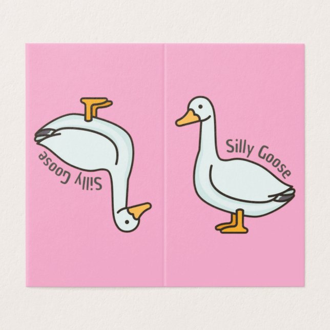 Funny Goose, Goose Lover, Silly Goose (Outside Unfolded)