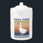 Funny Goose Honk Honk Madafakas Retro Vintage Duck<br><div class="desc">This honk honk madafakas design is a funny sarcastic goose meme gifts for gamer, video games lover. This goose with knife pun jokes is related to mess with the honk you get the bonk hilarious meme dad jokes, Grab this retro vintage style honk design for your goose lover, duck lover,...</div>