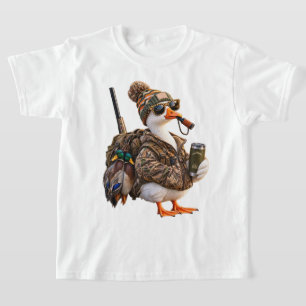 Funny Goose Hunter Mallard Ducks Customised   T-Shirt