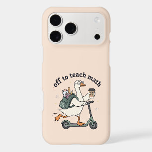 Funny Goose Math Teacher Off To Teach Math Quote