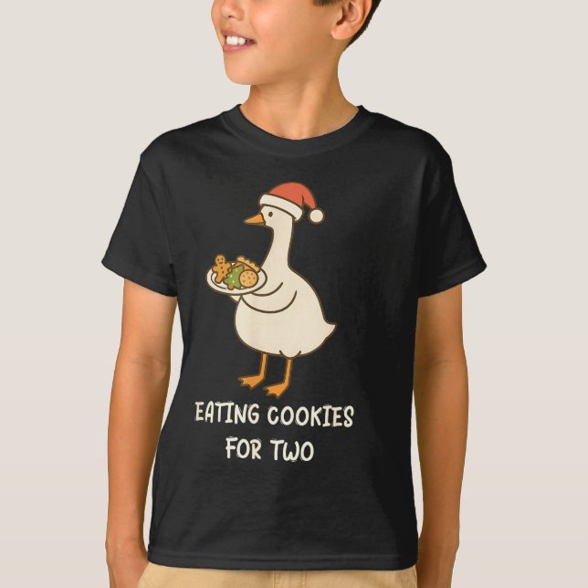 Funny Goose Pregnancy Pregnant Announcement To Hus T-Shirt (Front)