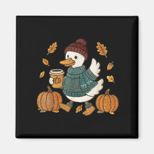 Funny Goose Pumpkin Thanksgiving Autumn Fall Yall Magnet