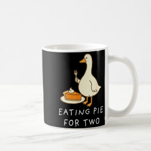 Funny Goose Thanksgiving Couples Pregnancy Announc Coffee Mug