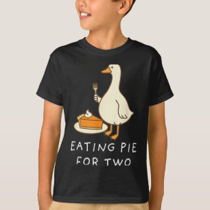 Funny Goose Thanksgiving Couples Pregnancy Announc T-Shirt