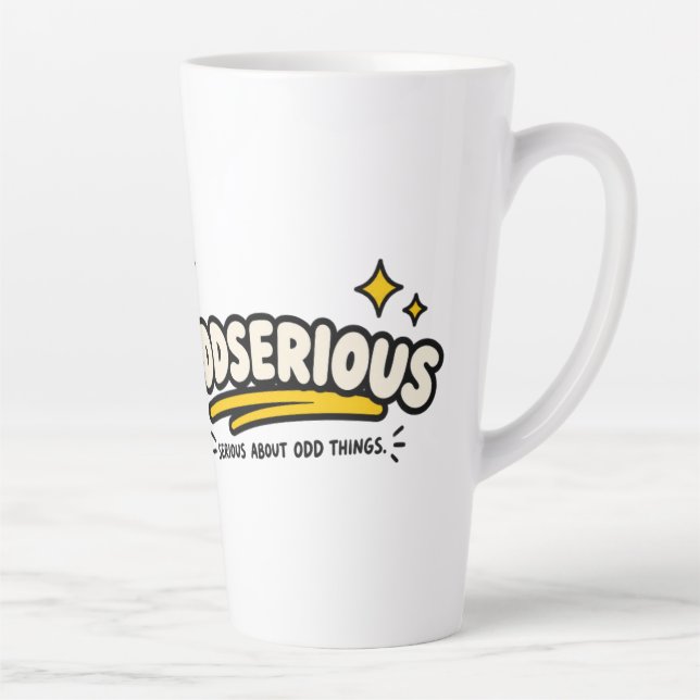 Funny Gorilla Banana Phone Sticker Latte Mug (Right)