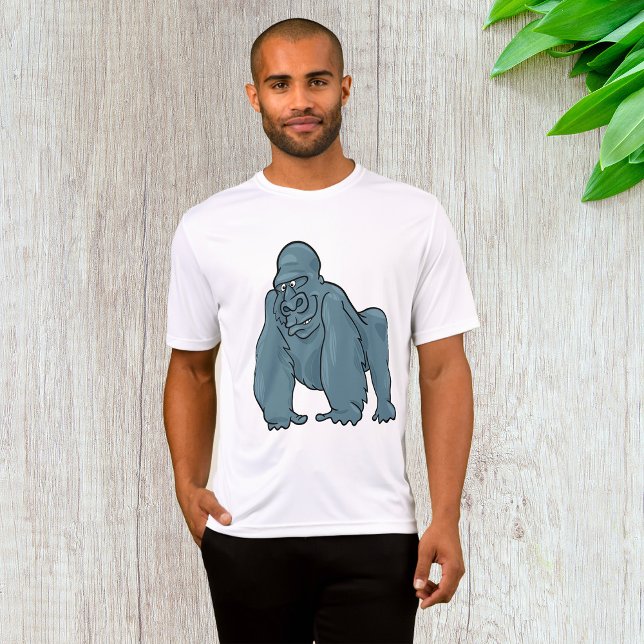 Funny Gorilla Cool Blue Ape Animal Design  T-Shirt (Creator Uploaded)