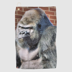 FUNNY GORILLA GOLF TOWEL