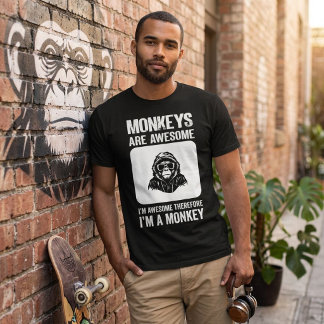 Funny Gorilla Hoodie Design for Animal Lovers T-Shirt