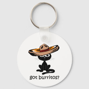 Funny got burritos key ring