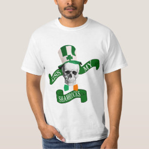 Funny gothic skull Irish  St Patrick's day T-Shirt