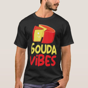 Funny Gouda Lover Cheesus More Cheese Brie Gouda V T-Shirt