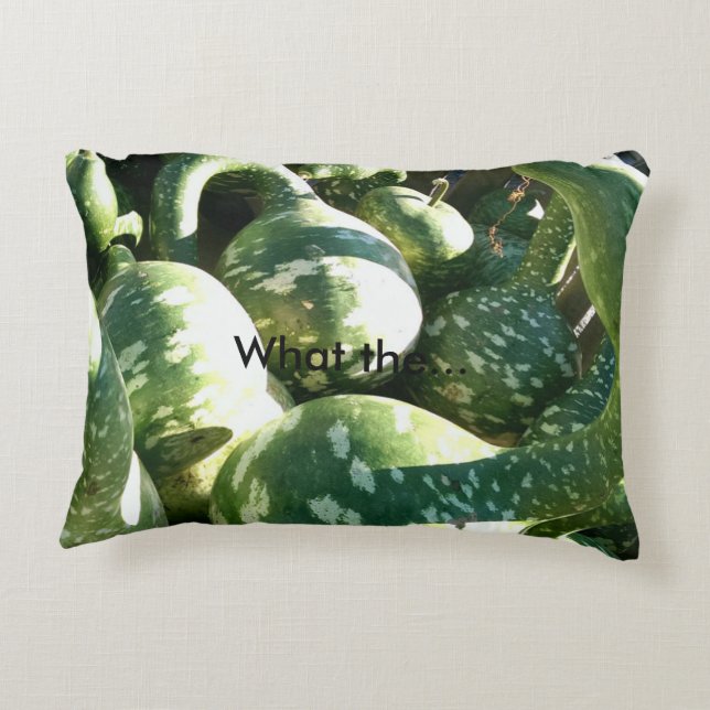Funny Gourds Decorative Cushion (Back)