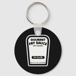 Funny Gourmet Fry Sauce Easy Halloween Group Costu Key Ring